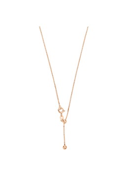Casa Jewelry Dames Slide ketting verguld in de kleur Roségoud