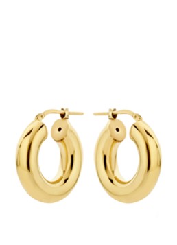 Casa Jewelry Dames Frida S oorringen verguld in de kleur Goud