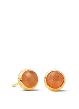 Casa Jewelry Dames Amalfi oorknopjes verguld in de kleur Goud