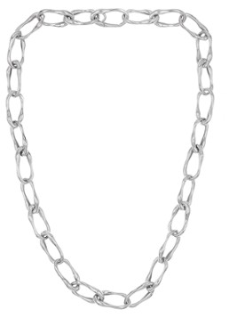 Casa Jewelry Dames Bambu ketting van zilver in de kleur Zilver