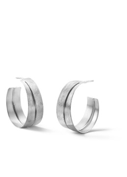 Casa Jewelry Dames Leila oorstekers van zilver in de kleur Zilver