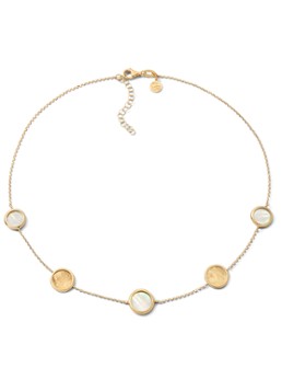Casa Jewelry Dames Minou Mini ketting verguld in de kleur Goud