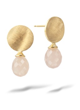 Casa Jewelry Dames Diana oorstekers verguld in de kleur Goud