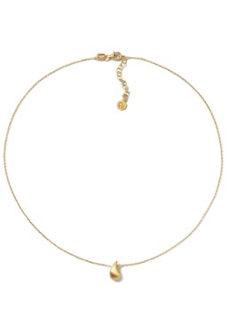 Casa Jewelry Dames Drop S Satin ketting verguld in de kleur Goud