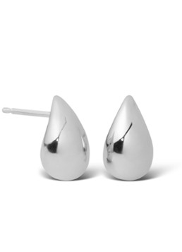 Casa Jewelry Dames Drop S Shiny oorstekers van zilver in de kleur Zilver