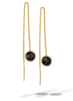 Casa Jewelry Dames Belle oorhangers verguld in de kleur Goud