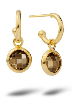 Casa Jewelry Dames Jolie oorringen verguld in de kleur Goud