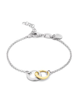 Casa Jewelry Dames Noblesse S Bicolor armband van zilver in de kleur Zilver