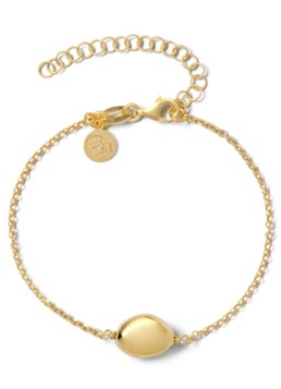 Casa Jewelry Dames Pebbles Max Shiny armband verguld in de kleur Goud