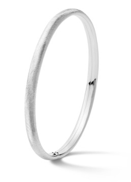 Casa Jewelry Dames Class S Satin bangle van zilver in de kleur Zilver