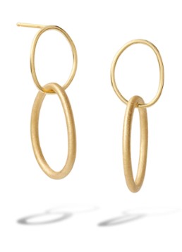 Casa Jewelry Dames Mila S oorhangers verguld in de kleur Goud