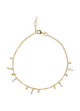 Anna + Nina Dames Dust armband verguld