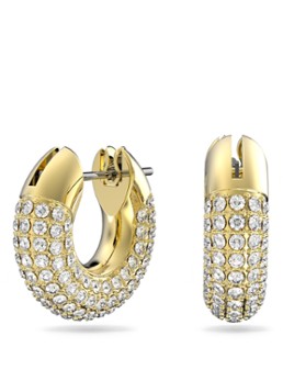 Swarovski Dames Dextera oorringen met kristal in de kleur Goud