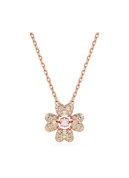 Swarovski Dames Idyllia ketting verguld in de kleur Roségoud