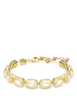 Swarovski Dames Milenia armband met kristal M in de kleur Goud