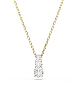 Swarovski Dames Stilla ketting met zirkonia in de kleur Goud