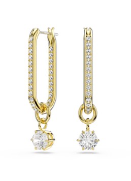 Swarovski Dames Constella oorhangers met zirkonia in de kleur Goud