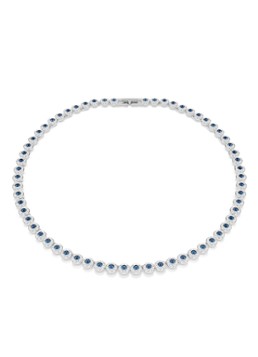 Swarovski Dames Una ketting met kristal in de kleur Zilver