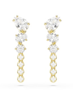 Swarovski Dames Mesmera oorstekers verguld in de kleur Goud
