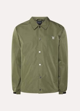 Daily Paper Heren Alias jack met logo en steekzakken in de kleur Khaki, maat: XL