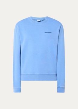 Daily Paper Heren Dias sweater met logo in de kleur Blauw, maat: M