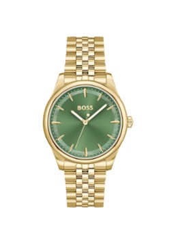 BOSS Dames Graceful horloge HB1502780 in de kleur Goud, maat: 13 maat