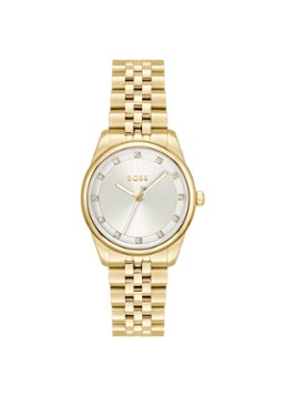 BOSS Dames Graceful Precious horloge HB1502810 in de kleur Goud, maat: 22 maat