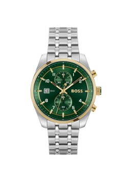 BOSS Heren Skytraveller horloge HB1514195 in de kleur Zilver, maat: 4 maat