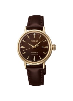 Seiko Dames Presage Cocktail horloge SRE020J1 in de kleur Goud, maat: ns