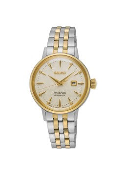 Seiko Dames Presage horloge SRE010J1 in de kleur Goud, maat: 1 Size