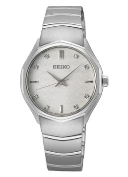 Seiko Dames Horloge SUR615P1 in de kleur Zilver, maat: ns