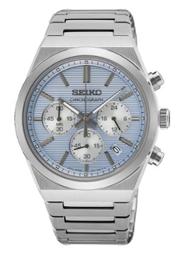 Seiko Heren Horloge SSB459P1 in de kleur Zilver, maat: ns