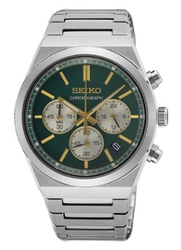 Seiko Heren Horloge SSB461P1 in de kleur Zilver, maat: ns