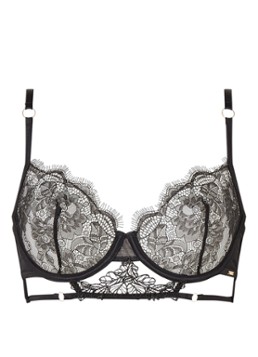 Bluebella Dames Lumi beugel bh van kant in de kleur Zwart, maat: B70