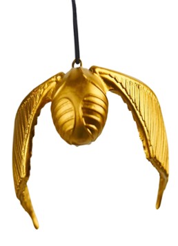 Kurt Adler Snaai kersthanger 8 cm Goud - Deal