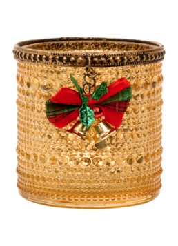Goodwill Kerstbel waxinelichthouder 10,5 cm Goud - Deal