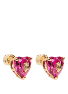 Kurt Geiger Dames Crystal Heart oorknopjes met kristal