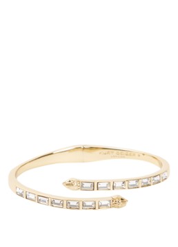 Kurt Geiger Dames Eagle Bagette bangle met kristal in de kleur Wit, maat: m