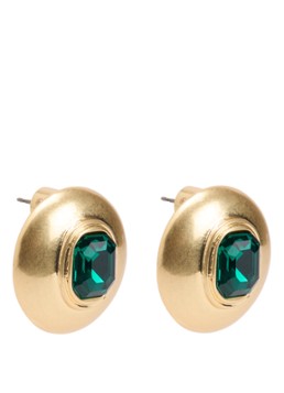 Kurt Geiger Dames Emerald Dome oorstekers met kristal