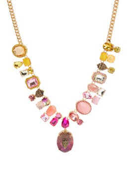 Kurt Geiger Dames Mixed Gem ketting met hanger