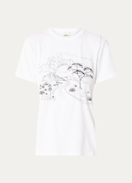 Isabel Marant Dames T-shirt met print in de kleur Wit, maat: M