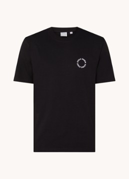 Daily Paper Heren Orbit T-shirt met logo in de kleur Zwart, maat: xs
