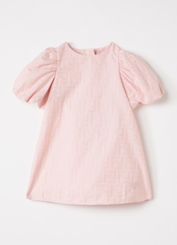 Fendi Meisjes Abito T-shirt met logoprint in de kleur Roze, maat: 24M=92