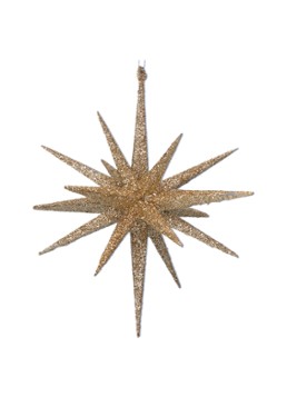 Gisela Graham Bethlehem Ster kersthanger 15 cm Goud - Deal