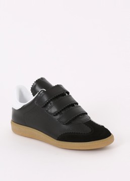 Isabel Marant Dames Beth sneaker van leer in de kleur Zwart, maat: 40