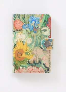 Secrid Vincent Van Gogh Bouquet pasjeshouder van leer Groen - Deal
