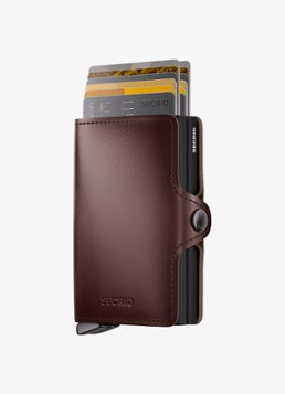 Secrid Twinwallet+ pasjeshouder van leer Donkerbruin - Deal