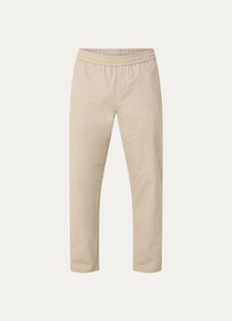 OLAF Heren Slim fit chino met steekzakken in de kleur Lichtbruin, maat: M