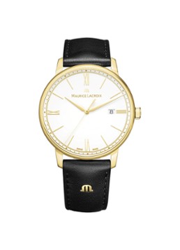 Maurice Lacroix Heren Eliros horloge EL1118-PVY01-110-2 in de kleur Goud, maat: geen maat