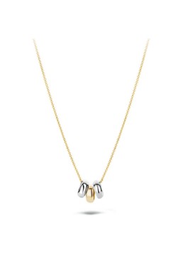 Blush Dames Ketting van 14 karaat wit- en geelgoud 3055BGO in de kleur Goud